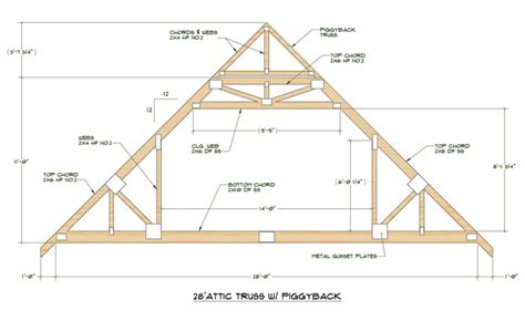 Click Here For Pdf File Of Truss Design Attic Truss Roof Truss