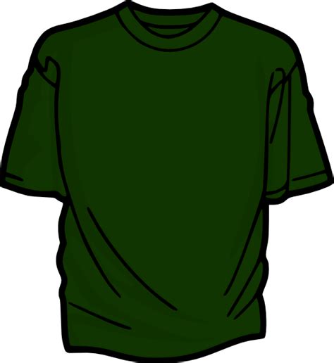 Green T-shirt Clip Art at Clker.com - vector clip art online, royalty