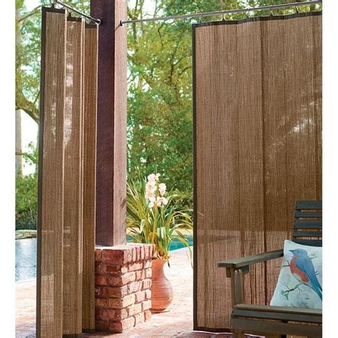 Outdoor Bamboo Curtain Panel 40w X 63l Collection