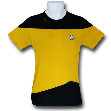 Star Trek Next Generation Yellow Costume T Shirt