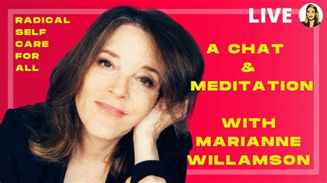 Meditation With Marianne Williamson The Personal Political Youtube