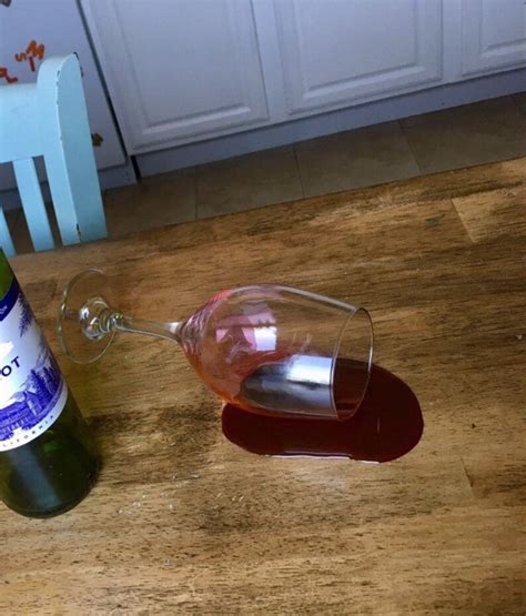 Fake Wine Glass Spilled Drink Prank Etsy