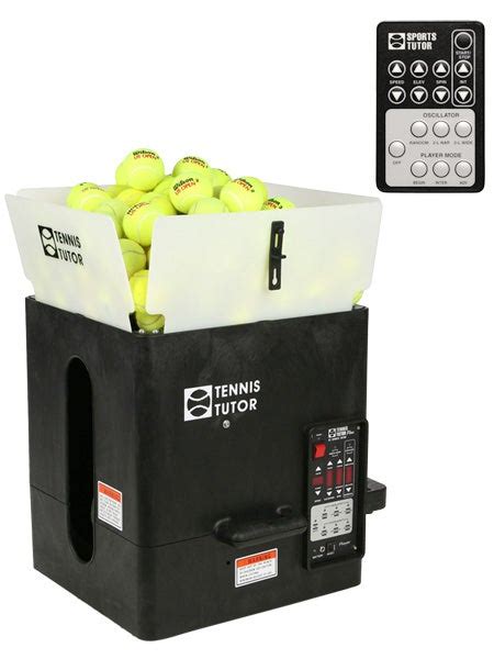 Tennis Tutor Plus Player Ball Machine Wmf Remote