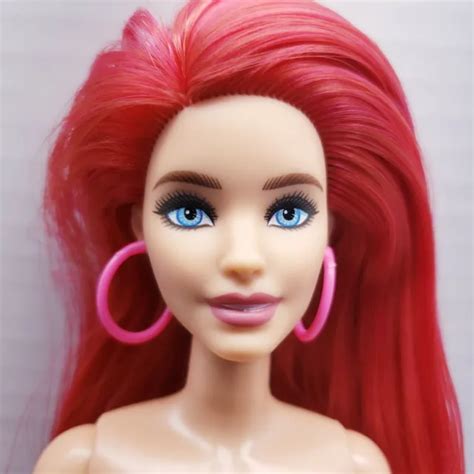 BARBIE FASHIONISTAS PETITE Doll 168 Red Hair Nude For OOAK 12 00