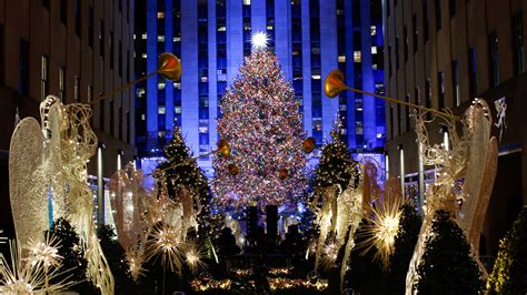 Árbol De Navidad Del Centro Rockefeller Deslumbra Nueva York N