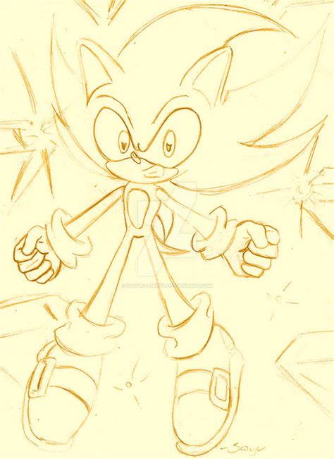 Super Sonic Sketchie By Sayuri Amaya On Deviantart