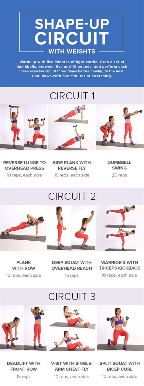 This Printable Circuit Workout Will Tone Every Inch Of You Circuit