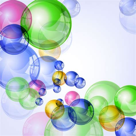 Fondo De Burbujas Multicolores Vector Burbujas Dibujo Burbujas
