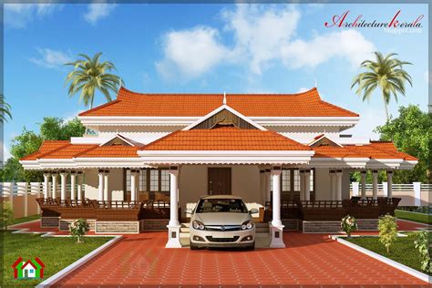 Architecture Kerala 3 Bhk In Single Floor House Elevation