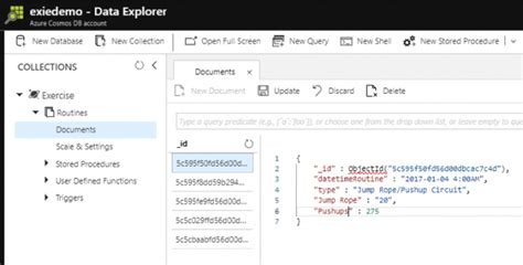 Updating And Querying Details In Azure Cosmos Db