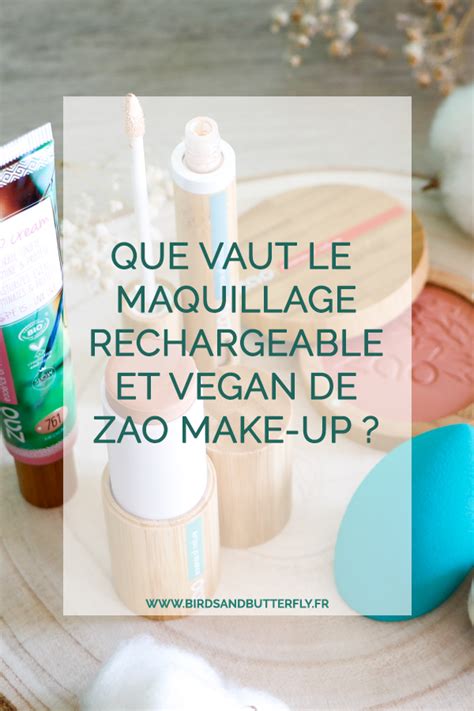 Zoom Sur Zao Make Up Le Maquillage Vegan Et Rechargeable Birds