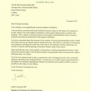 A company secretary's letter of resignation can also help ensure that the outgoing company secretary cannot make any future claims against the company. My letter to the Foreign Secretary on Kashmir ...