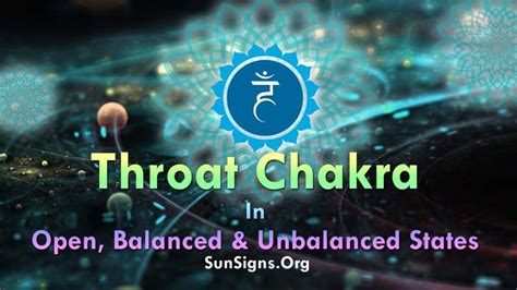 Throat Chakra Vishuddha Healing SunSigns Org