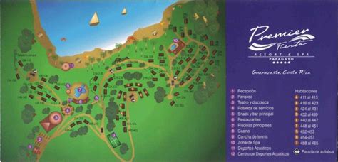 Premier Fiesta Resort And Spa Map Guanacaste Costa Rica Mappery