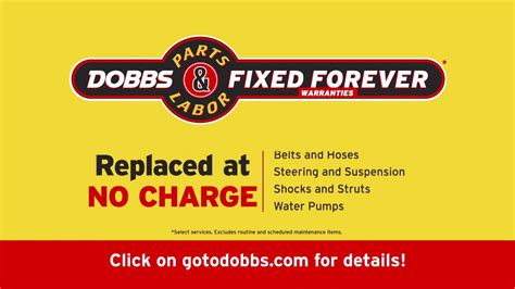 You Can Rely On Dobbs Tire Auto Centers Famous Fixed Forever Warranty YouTube