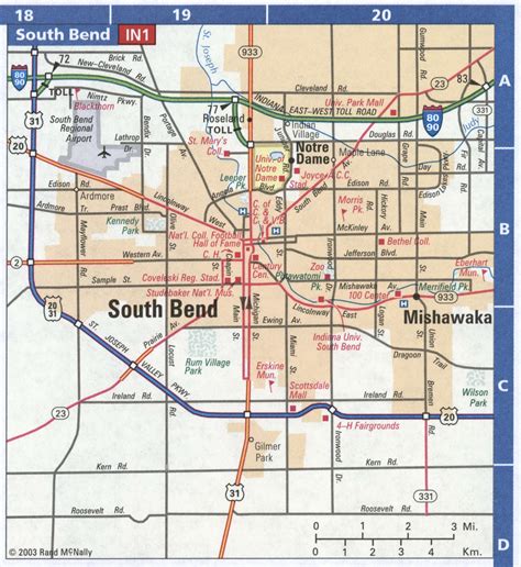 Zip Code Map For South Bend Indiana United States Map