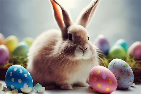 Premium Photo Fairytale Rabbits As A Symbol Of Easter