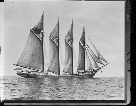 Four Masted Schooner Bertha I Downs Of New Haven Conn Flickr