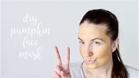 Diy Pumpkin Face Mask Glowing Skin Youtube