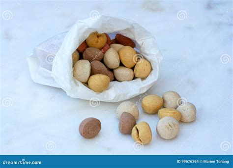 Dry Dog Food In A White Paper Bag Stock Photo Image Of Beige Sale