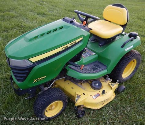 2015 John Deere X500 Lawn Mower In Centerville Ia Item Ky9614 Sold