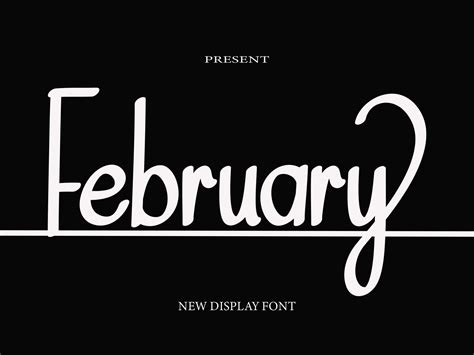 February Font By Ade Studio · Creative Fabrica