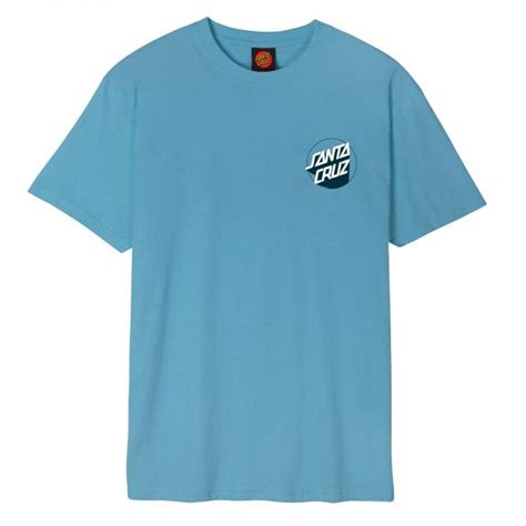 Buy The Santa Cruz Short Sleeve Delta Shadow Dot Tshirt In Arctic Blue