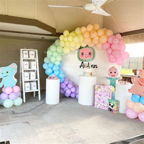 Cocomelon Party Girls Birthday Party Decorations 2nd Birthday Party