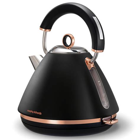 Morphy Richards Black Accents Rose Gold 15l Pyramid