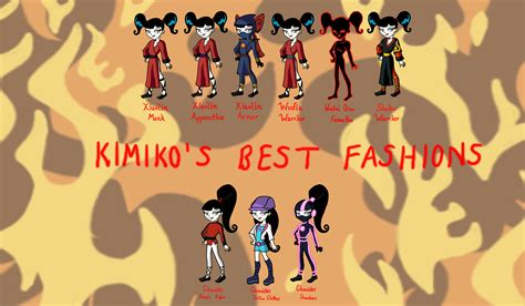 Xiaolin Showdown Kimiko Best Fashions Collection By Purpleorchid