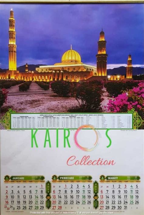 Jual Kalender Triwulan 100 Pcs Di Seller Kairos Collection Kota