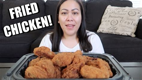 Fried Chicken Mukbang Eating Show Youtube