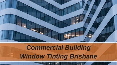 Commercial Building Window Tinting Brisbane We Tint Windows Youtube