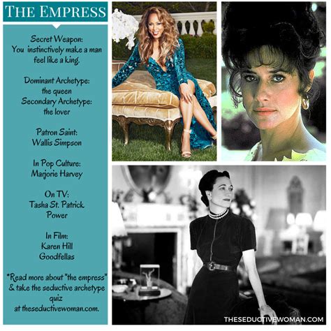 13 Feminine Seduction Archetypes The Empress The Seductive Woman