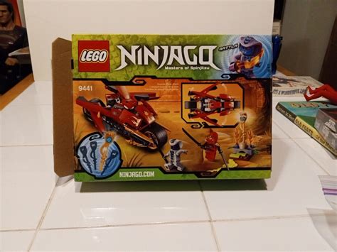 Lego Ninjago Kais Blade Cycle 9441 Box Manual And Parts Only