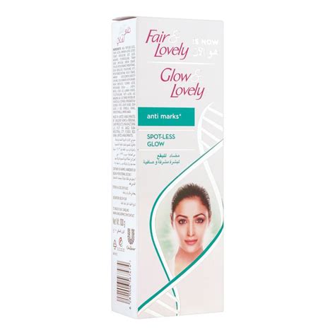 Purchase Fair And Lovely Is Now Glow And Lovely Anti Marks Spot Less Glow