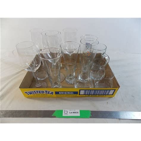 Various Drinking Glasses Bodnarus Auctioneering