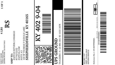 In the existing ups component. UPS Return Label | Printing labels