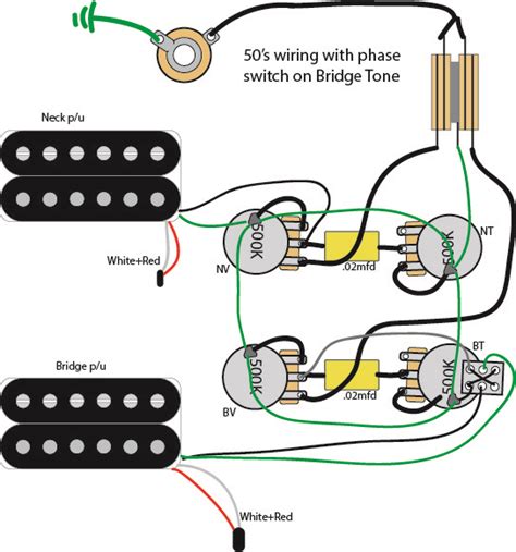 Complete wiring kit for gibson® les paul® guitar or bass. 50s wiring and phase switch on a Les Paul. I have a small problem : Luthier