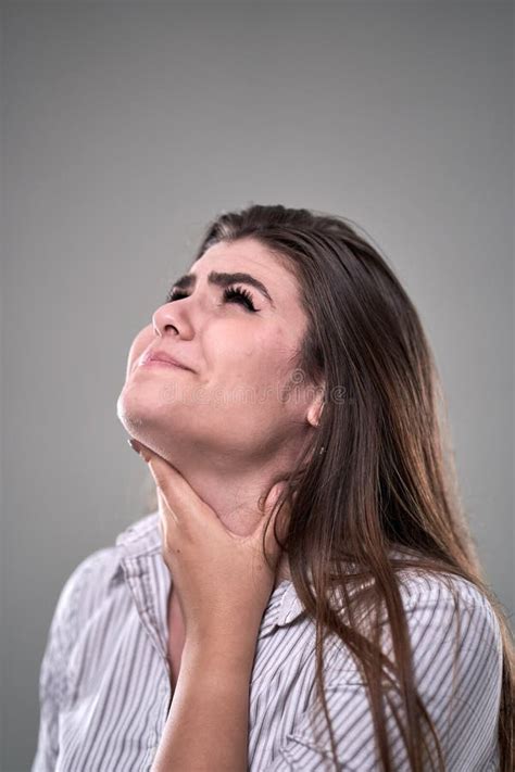 Throat Pain And Flu Stock Image Image Of Face Health 36692949