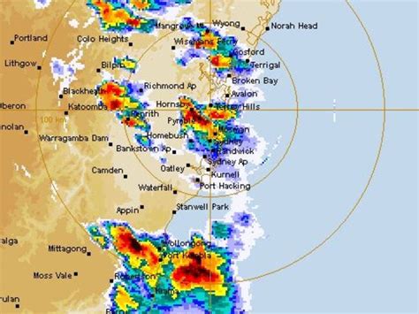 Sydney Weather Severe Storm Warning Issued As Hail Pelts Penrith And
