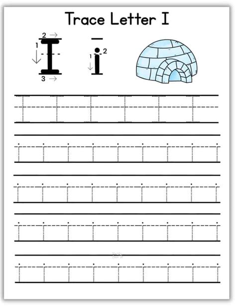 Free Printable Letter I Worksheets Perfect For Kindergarten