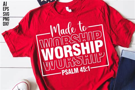 Made To Worship Graphic By Creativemim2001 · Creative Fabrica