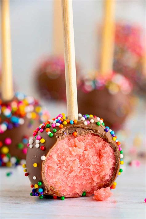 Strawberry Cake Pops Recipe Easy Dessert Recipes