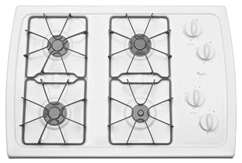 Whirlpool W3cg3014xw 30 Built In Gas Cooktop With Accusimmer® Burner