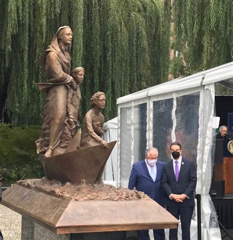 mother cabrini statue unveiled in lower manhattan