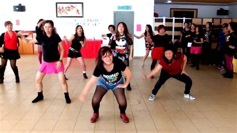 Drop It Low Line Dance By Pooi Kuan Kickick Linedance Youtube