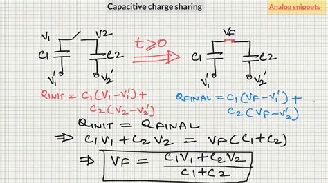 Solved Two Capacitors Sharing Charge 9to5science