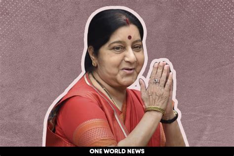 Sushma Swaraj A Woman Who Was Known As ‘jan Ki Neta