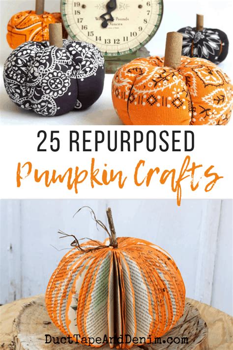21 Easy Pumpkin Crafts You Can Make From Junk Diy Fall Decor